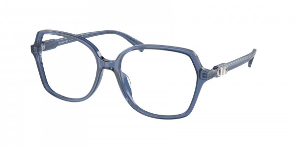 Michael Kors MK4111F BERNAL Eyeglasses, 3956 BERNAL BLUE TRANSPARENT (BLUE)