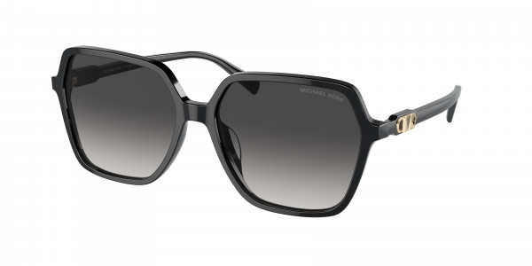 Michael Kors MK2196F JASPER Sunglasses, 30058G JASPER BLACK DARK GREY GRADIEN (BLACK)