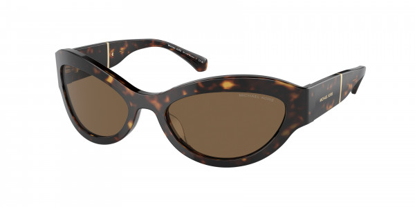 Michael Kors MK2198 BURANO Sunglasses, 300673 BURANO DARK TORTOISE BROWN SOL (TORTOISE)