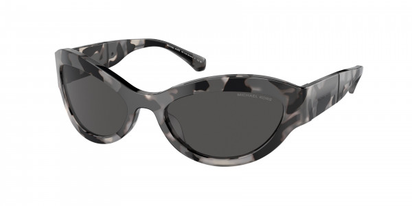 Michael Kors MK2198 BURANO Sunglasses, 394587 BURANO BLACK AND WHITE TORTOIS (BLACK)
