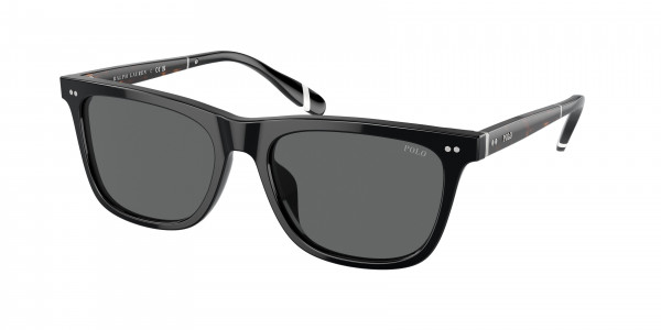 Polo PH4205U Sunglasses, 500187 SHINY BLACK DARK GREY (BLACK)