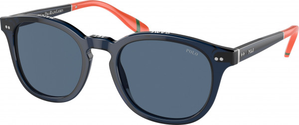 Polo PH4206 Sunglasses, 547080 SHINY TRANSPARENT NAVY BLUE DA (BLUE)