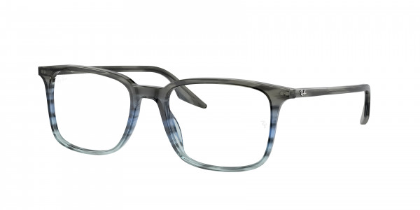 Ray-Ban Optical RX5421 Eyeglasses, 8254 STRIPED GRAY GRADIENT BLU (BLUE)