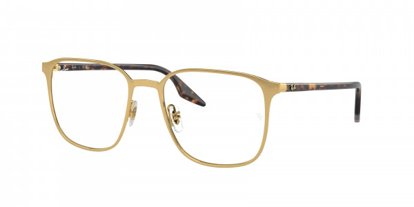Ray-Ban Optical RX6512 Eyeglasses, 2860 BRUSHED ARISTA (GOLD)