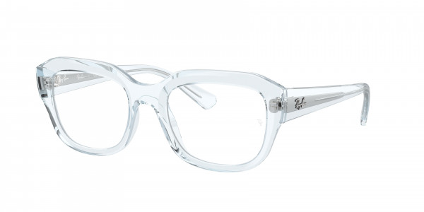 Ray-Ban Optical RX7225 LEONID Eyeglasses, 8319 LEONID TRANSPARENT LIGHT BLU (BLUE)