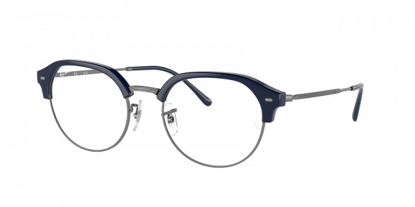 Ray-Ban Optical RX7229 Eyeglasses, 8210 BLU ON GUNMETAL (BLUE)