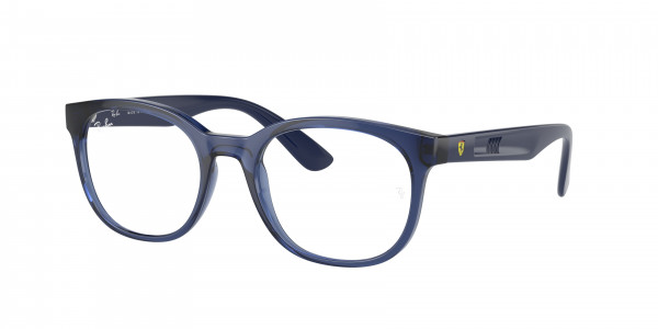 Ray-Ban Optical RX7231M Eyeglasses, F693 TRANSPARENT BLUE (BLUE)