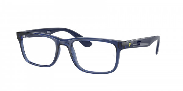 Ray-Ban Optical RX7232M Eyeglasses, F693 TRANSPARENT BLUE (BLUE)
