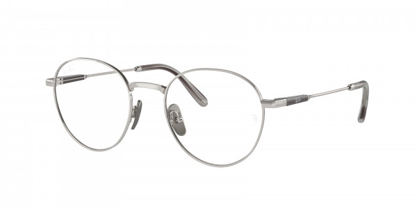 Ray-Ban Optical RX8782 DAVID TITANIUM Eyeglasses, 1002 DAVID TITANIUM SILVER (SILVER)