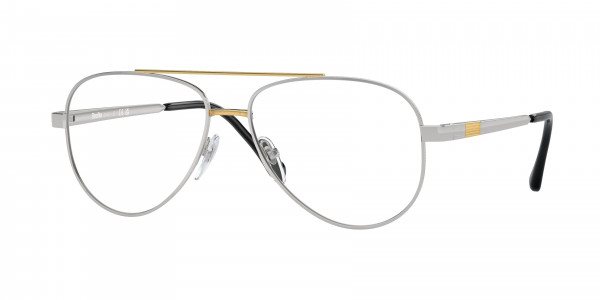 Sferoflex SF2297 Eyeglasses, 131 SHINY SILVER PART GOLD (SILVER)