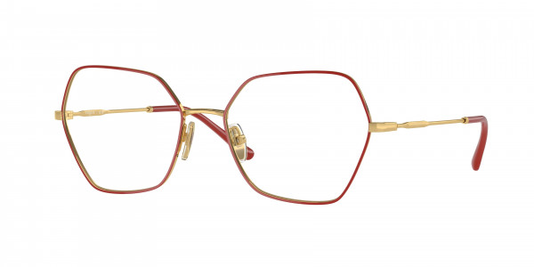 Vogue VO4281 Eyeglasses, 280 TOP RED/GOLD (RED)