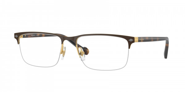 Vogue VO4292 Eyeglasses, 5190S TOP MATT BROWN/GOLD (BROWN)