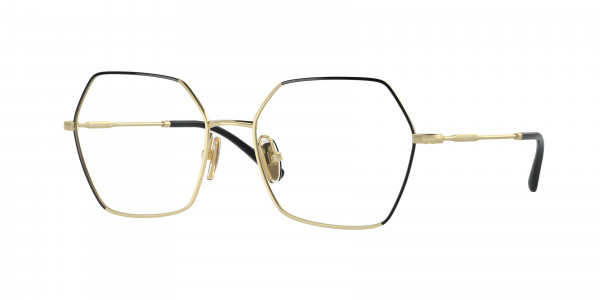 Vogue VO4297T Eyeglasses, 5195 TOP BLACK/LIGHT GOLD (BLACK)