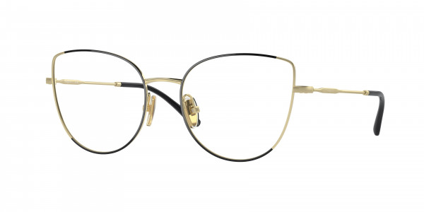 Vogue VO4298T Eyeglasses, 5195 TOP BLACK/LIGHT GOLD (BLACK)