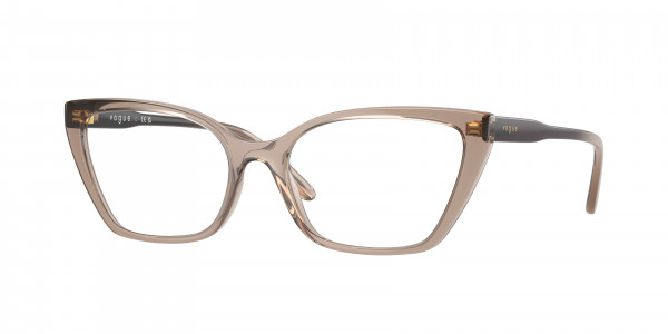 Vogue VO5519 Eyeglasses, 2940 TRANSPARENT CARAMEL (BROWN)