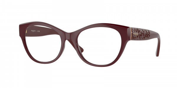 Vogue VO5527F Eyeglasses, 2139 OPAL RED (RED)