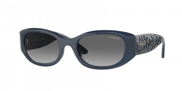 Vogue VO5525S Sunglasses, 309511 OPAL DARK BLUE GREY GRADIENT D (BLUE)