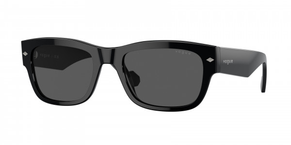 Vogue VO5530S Sunglasses, W44/87 BLACK DARK GREY (BLACK)