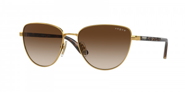Vogue VO4286S Sunglasses, 280/13 GOLD BROWN GRADIENT (GOLD)
