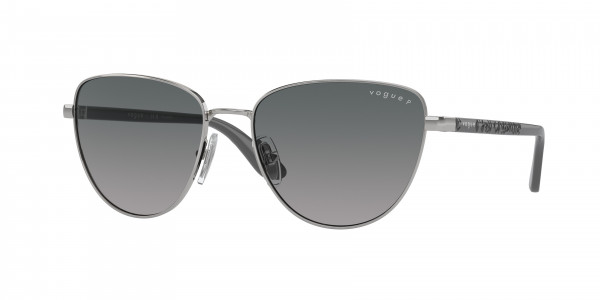 Vogue VO4286S Sunglasses, 323/8S SILVER POLAR GREY GRADIENT BLU (SILVER)