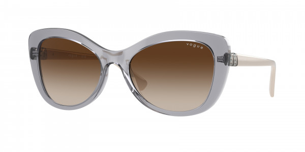 Vogue VO5515SB Sunglasses, 309913 TRANSPARENT GREY BROWN GRADIEN (GREY)