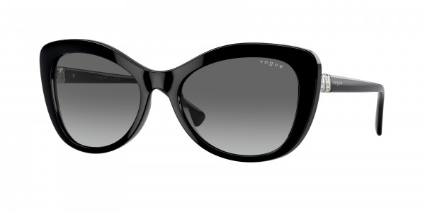 Vogue VO5515SB Sunglasses, W44/11 BLACK GREY GRADIENT (BLACK)