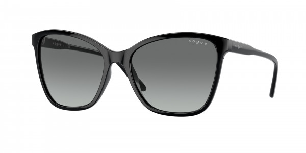 Vogue VO5520SF Sunglasses, W44/11 BLACK GREY GRADIENT (BLACK)