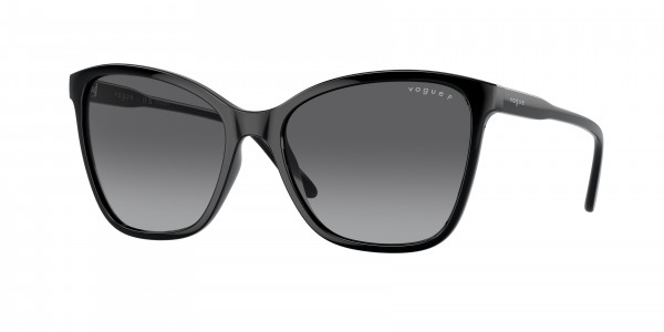 Vogue VO5520S Sunglasses, W44/T3 BLACK GRADIENT GREY POLAR (BLACK)