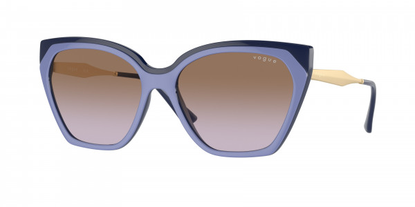 Vogue VO5521S Sunglasses, 310268 TOP WISTERIA/FULL BLUE VIOLET (VIOLET)