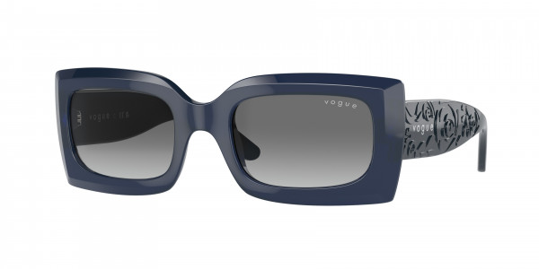 Vogue VO5526S Sunglasses, 309511 OPAL DARK BLUE GREY GRADIENT (BLUE)