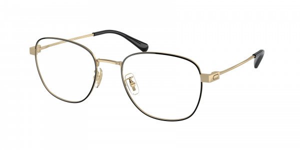 Coach HC5163 Eyeglasses, 9429 LIGHT GOLD SATIN COLOR / BLACK (GOLD)