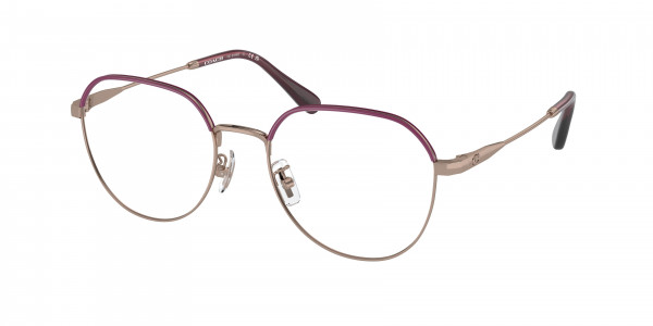 Coach HC5164D Eyeglasses, 9331 ROSE GOLD / BURGUNDY (PINK)