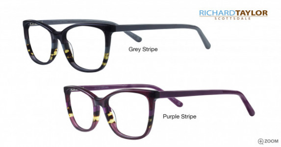 Richard Taylor Davis Eyeglasses, Grey Stripe