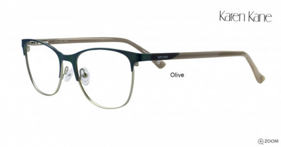 Karen Kane Rimava Eyeglasses, Olive