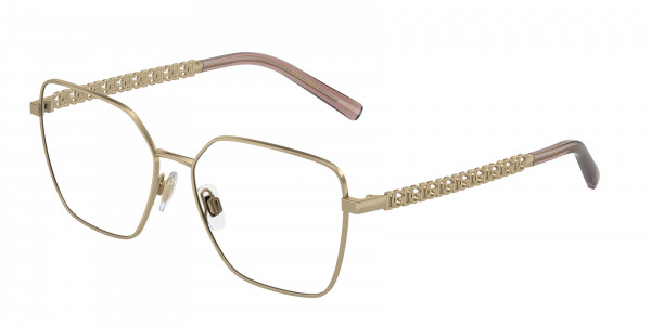 Dolce & Gabbana DG1351 Eyeglasses, 1365 LIGHT GOLD (GOLD)