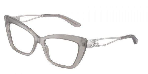 Dolce & Gabbana DG3375B Eyeglasses, 3421 OPAL GREY (GREY)