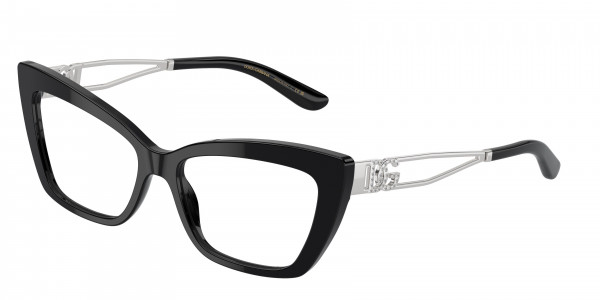 Dolce & Gabbana DG3375B Eyeglasses, 501 BLACK