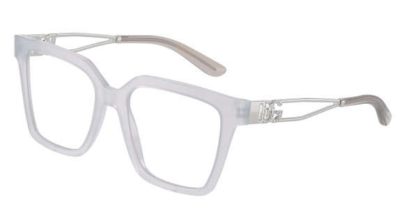 Dolce & Gabbana DG3376B Eyeglasses, 3420 OPAL CRYSTAL (TRANSPARENT)