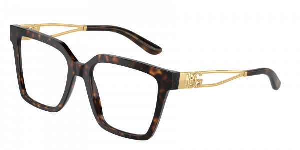Dolce & Gabbana DG3376B Eyeglasses, 502 HAVANA (TORTOISE)