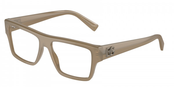 Dolce & Gabbana DG3382 Eyeglasses, 3089 OPAL BROWN (BROWN)