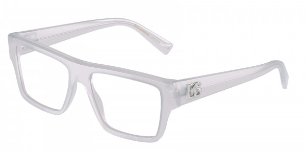 Dolce & Gabbana DG3382 Eyeglasses, 3420 OPAL CRYSTAL (TRANSPARENT)