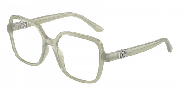 Dolce & Gabbana DG5105U Eyeglasses, 3345 MILKY GREEN (GREEN)