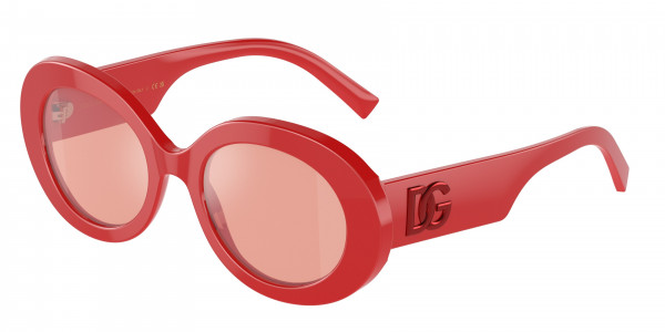 Dolce & Gabbana DG4448F Sunglasses, 3088E4 RED PINK MIRROR RED (RED)