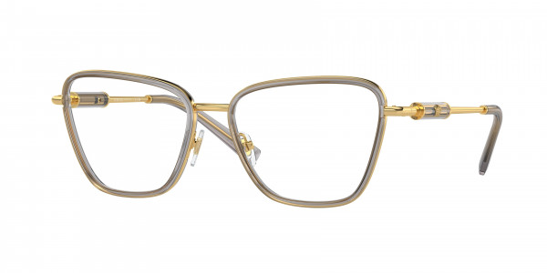 Versace VE1292 Eyeglasses, 1506 GREY TRANSPARENT (GREY)