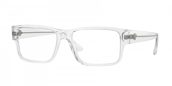 Versace VE3342F Eyeglasses, 148 CRYSTAL (WHITE)