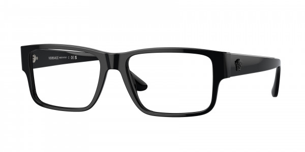 Versace VE3342 Eyeglasses, GB1 BLACK