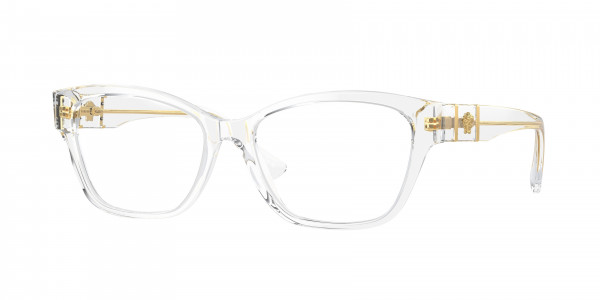 Versace VE3344F Eyeglasses, 148 CRYSTAL (WHITE)