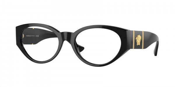Versace VE3345 Eyeglasses, GB1 BLACK