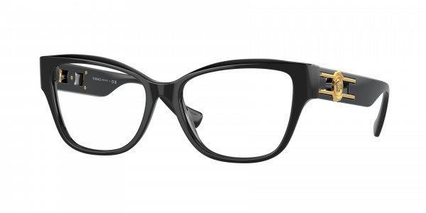 Versace VE3347 Eyeglasses, GB1 BLACK