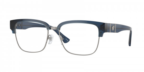 Versace VE3348 Eyeglasses, 5292 BLUE TRANSPARENT (BLUE)